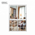 Brown Color Guangzhou Aluminum Slide Windows Designs